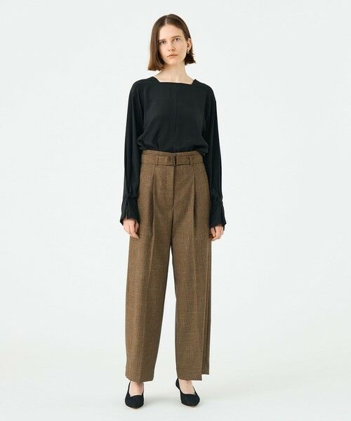 TOMORROWLAND / トゥモローランド その他パンツ | Tiffany ハイウエストテーパードパンツ | 詳細1