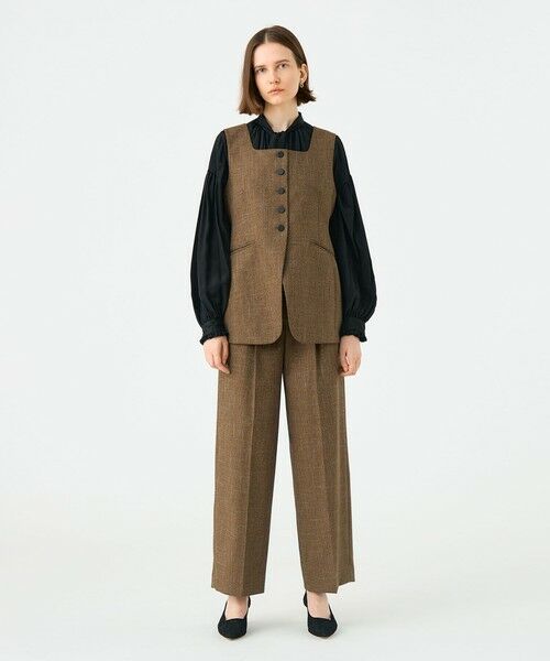 TOMORROWLAND / トゥモローランド その他パンツ | Tiffany ハイウエストテーパードパンツ | 詳細9