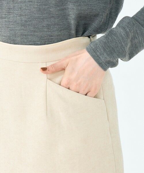 TOMORROWLAND / トゥモローランド ミニ・ひざ丈スカート | ビンテージスエード タイトスカート | 詳細7