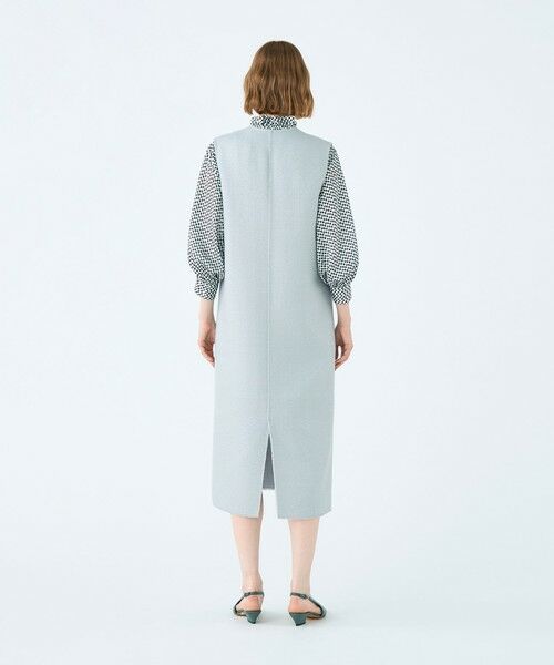 TOMORROWLAND / トゥモローランド ミニ丈・ひざ丈ワンピース | メテオールリバー リバーシブルサックワンピース | 詳細3