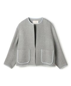 セール】 ミックスヤーンツイード ノーカラージャケット （ノー