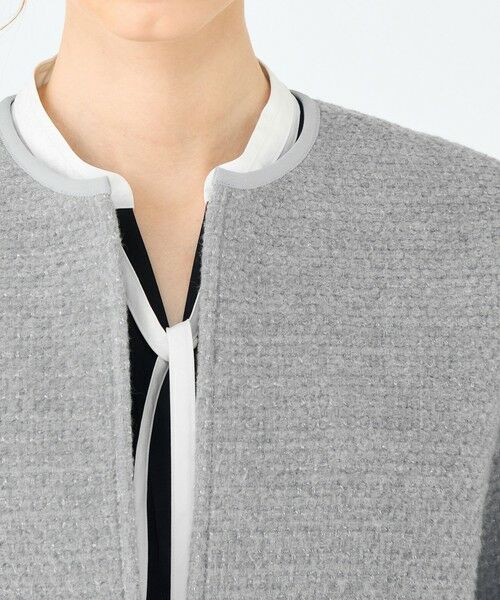 TOMORROWLAND / トゥモローランド ノーカラージャケット | ファンシードビー クルーネックジャケット | 詳細6