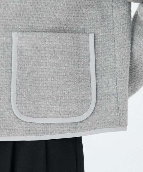 TOMORROWLAND / トゥモローランド ノーカラージャケット | ファンシードビー クルーネックジャケット | 詳細9