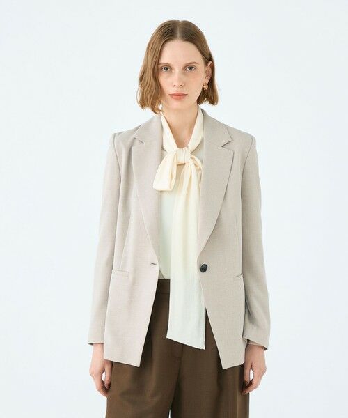TOMORROWLAND / トゥモローランド テーラードジャケット | ウーリーツイル 1Bテーラードジャケット | 詳細2