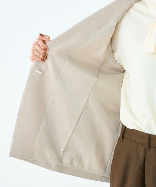 TOMORROWLAND / トゥモローランド テーラードジャケット | ウーリーツイル 1Bテーラードジャケット | 詳細5