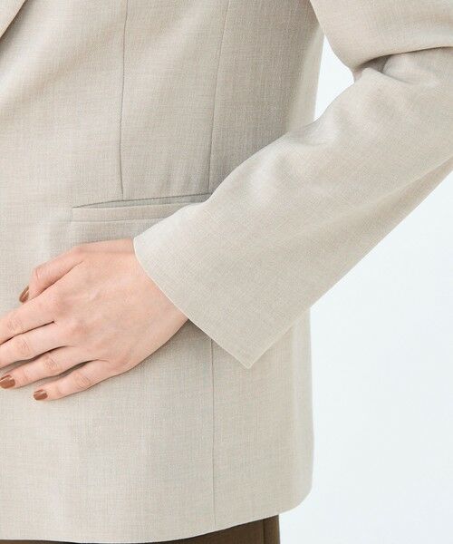 TOMORROWLAND / トゥモローランド テーラードジャケット | ウーリーツイル 1Bテーラードジャケット | 詳細7