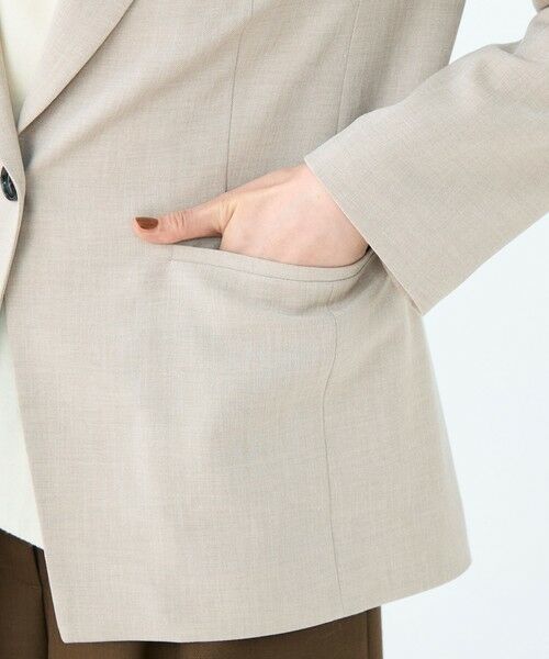 TOMORROWLAND / トゥモローランド テーラードジャケット | ウーリーツイル 1Bテーラードジャケット | 詳細9