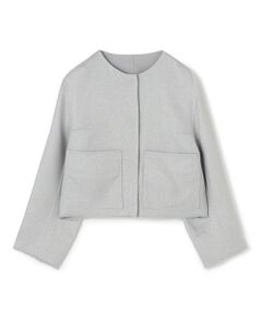 TOMORROWLAND / トゥモローランド ノーカラージャケット | メテオールリバー リバーシブルジャケット