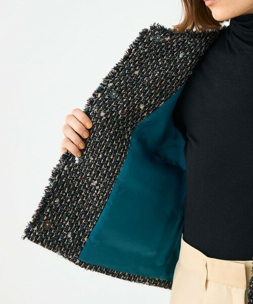 TOMORROWLAND / トゥモローランド ノーカラージャケット | Rachel ノーカラージャケット | 詳細5