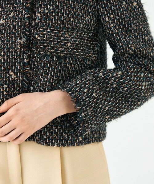 TOMORROWLAND / トゥモローランド ノーカラージャケット | Rachel ノーカラージャケット | 詳細7