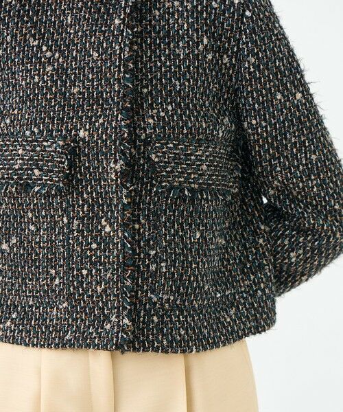 TOMORROWLAND / トゥモローランド ノーカラージャケット | Rachel ノーカラージャケット | 詳細9