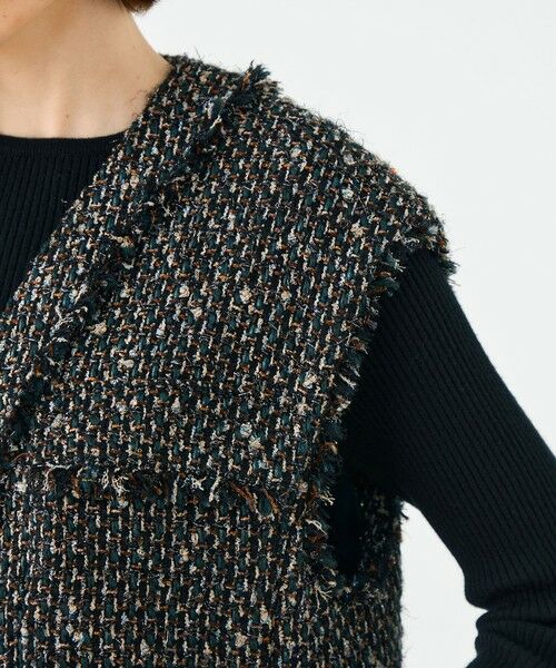 TOMORROWLAND / トゥモローランド ベスト | Rachel 4ポケットジレ | 詳細7