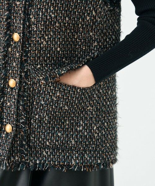 TOMORROWLAND / トゥモローランド ベスト | Rachel 4ポケットジレ | 詳細8