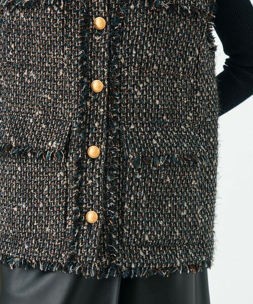 TOMORROWLAND / トゥモローランド ベスト | Rachel 4ポケットジレ | 詳細9