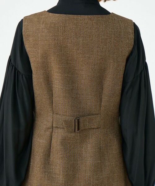 TOMORROWLAND / トゥモローランド ベスト | Tiffany スクエアネックジレ | 詳細10