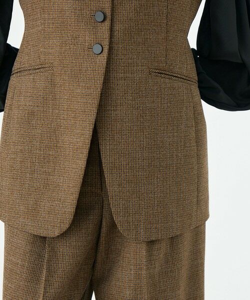 TOMORROWLAND / トゥモローランド ベスト | Tiffany スクエアネックジレ | 詳細8