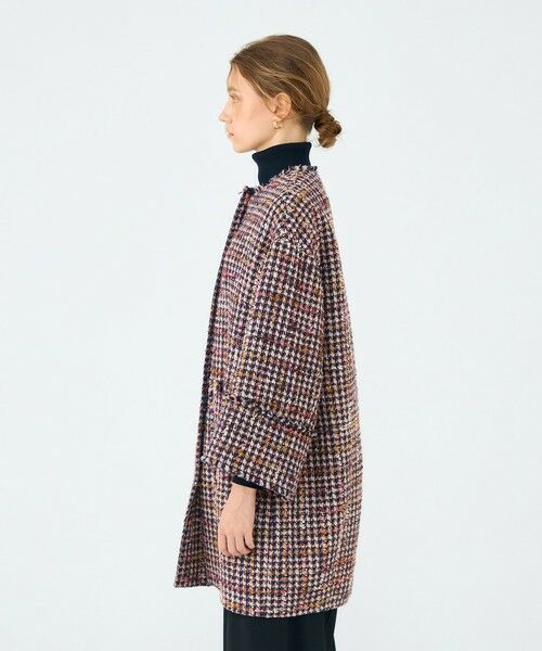 TOMORROWLAND / トゥモローランド その他アウター | フィルムヤーンツイード コクーンコート | 詳細3