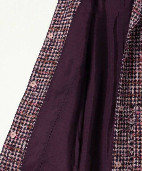 TOMORROWLAND / トゥモローランド その他アウター | フィルムヤーンツイード コクーンコート | 詳細5