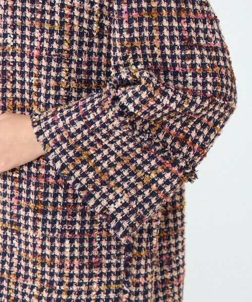 TOMORROWLAND / トゥモローランド その他アウター | フィルムヤーンツイード コクーンコート | 詳細7