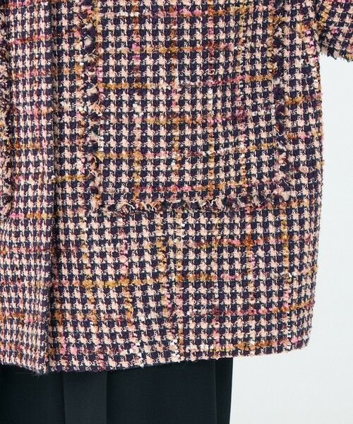 TOMORROWLAND / トゥモローランド その他アウター | フィルムヤーンツイード コクーンコート | 詳細9