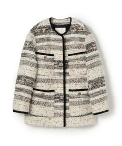 TOMORROWLAND / トゥモローランド その他アウター | ボーダーツイード ショートコート