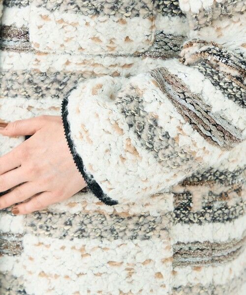 TOMORROWLAND / トゥモローランド その他アウター | ボーダーツイード ショートコート | 詳細7