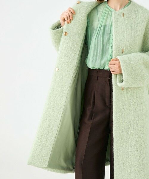 TOMORROWLAND / トゥモローランド その他アウター | Phyllis ビルドミドルコート | 詳細5