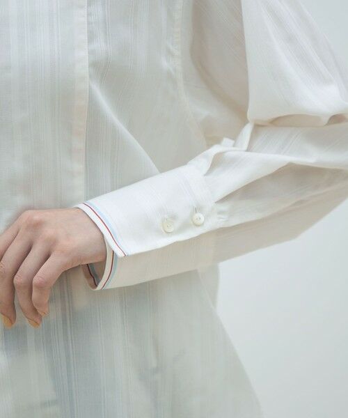 TOMORROWLAND / トゥモローランド シャツ・ブラウス（半袖以外） | ドビーストライプ チュニックシャツ | 詳細7