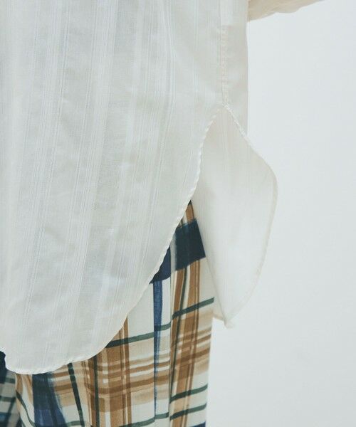 TOMORROWLAND / トゥモローランド シャツ・ブラウス（半袖以外） | ドビーストライプ チュニックシャツ | 詳細8