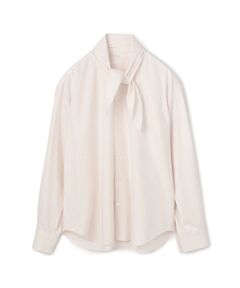 TOMORROWLAND / トゥモローランド シャツ・ブラウス（半袖以外） | コットンオックスフォード タイ付きブラウス