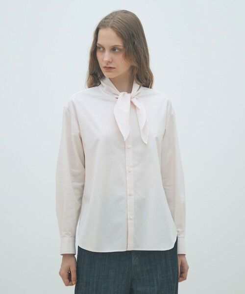 TOMORROWLAND / トゥモローランド シャツ・ブラウス（半袖以外） | コットンオックスフォード タイ付きブラウス | 詳細11