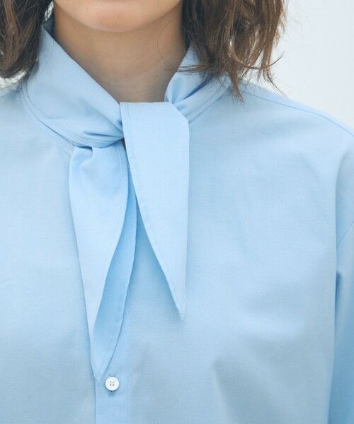 TOMORROWLAND / トゥモローランド シャツ・ブラウス（半袖以外） | コットンオックスフォード タイ付きブラウス | 詳細5