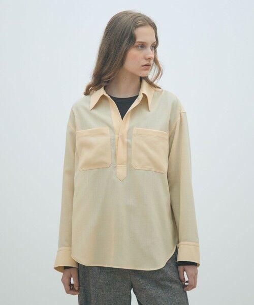 TOMORROWLAND / トゥモローランド シャツ・ブラウス（半袖以外） | ウールジョーゼット プルオーバーシャツ | 詳細2