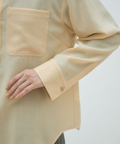 TOMORROWLAND / トゥモローランド シャツ・ブラウス（半袖以外） | ウールジョーゼット プルオーバーシャツ | 詳細6