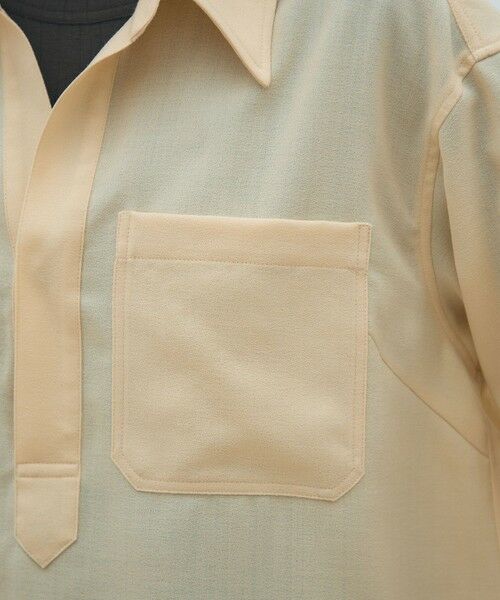 TOMORROWLAND / トゥモローランド シャツ・ブラウス（半袖以外） | ウールジョーゼット プルオーバーシャツ | 詳細7