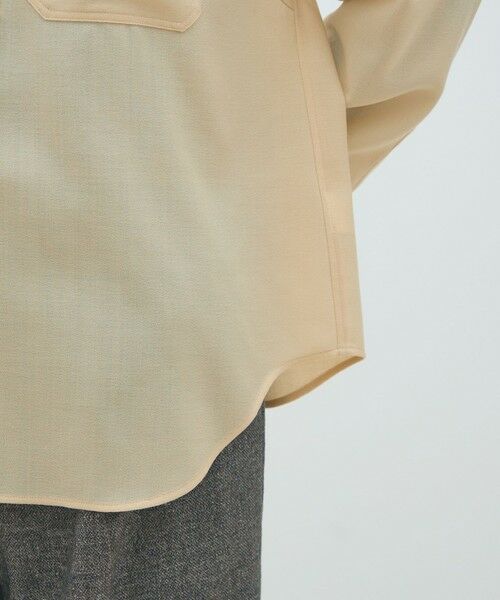 TOMORROWLAND / トゥモローランド シャツ・ブラウス（半袖以外） | ウールジョーゼット プルオーバーシャツ | 詳細8