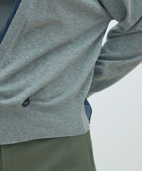 TOMORROWLAND / トゥモローランド カーディガン・ボレロ | ファブリックコンビ Vネックカーディガン | 詳細7