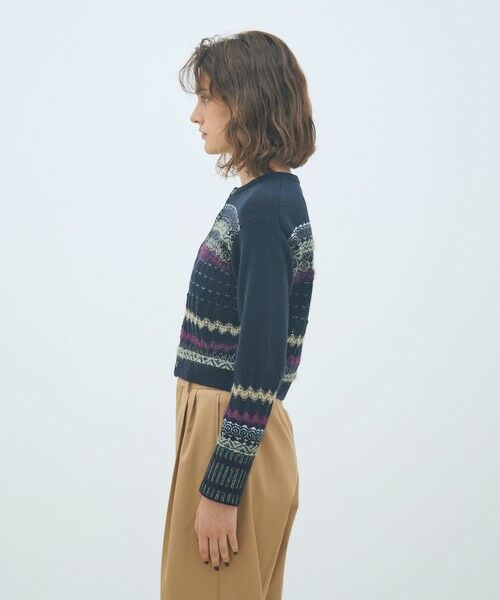 TOMORROWLAND / トゥモローランド カーディガン・ボレロ | フェアアイル クルーネックカーディガン | 詳細3