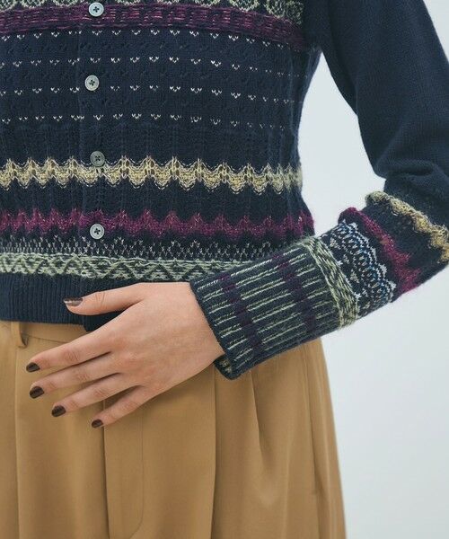 TOMORROWLAND / トゥモローランド カーディガン・ボレロ | フェアアイル クルーネックカーディガン | 詳細6