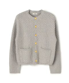 TOMORROWLAND / トゥモローランド カーディガン・ボレロ | ハイブリットケーブル クルーネックカーディガン