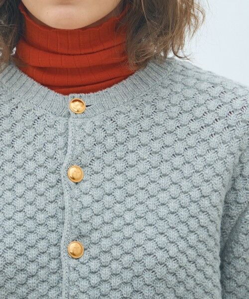 TOMORROWLAND / トゥモローランド カーディガン・ボレロ | ハイブリットケーブル クルーネックカーディガン | 詳細5