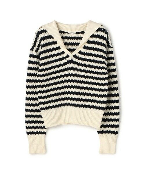 TOMORROWLAND / トゥモローランド ニット・セーター | ハイブリットケーブル セーラーカラープルオーバー | 詳細11