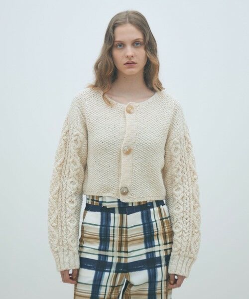 TOMORROWLAND / トゥモローランド カーディガン・ボレロ | ハンドニット ショートカーディガン | 詳細2