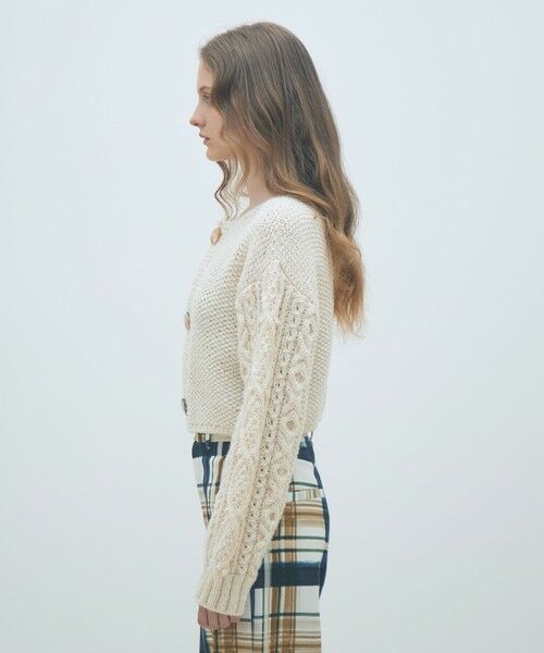 TOMORROWLAND / トゥモローランド カーディガン・ボレロ | ハンドニット ショートカーディガン | 詳細3