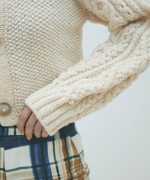TOMORROWLAND / トゥモローランド カーディガン・ボレロ | ハンドニット ショートカーディガン | 詳細6