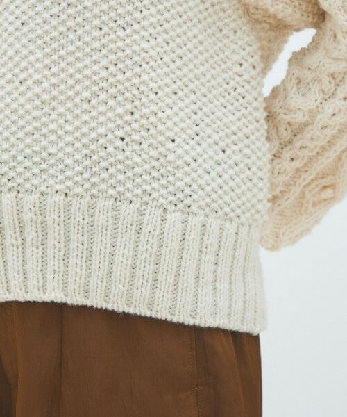 TOMORROWLAND / トゥモローランド ニット・セーター | ハンドニット キーネックプルオーバー | 詳細7