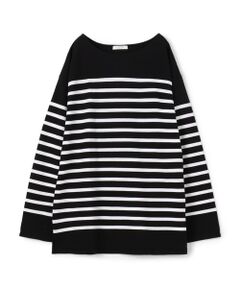 TOMORROWLAND / トゥモローランド Tシャツ | コットンパネルボーダー バスクシャツ