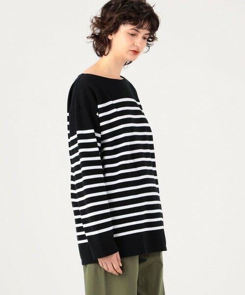 TOMORROWLAND / トゥモローランド Tシャツ | コットンパネルボーダー バスクシャツ | 詳細2