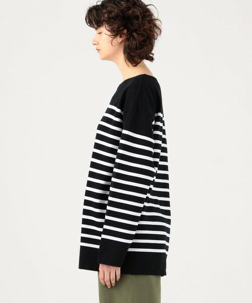 TOMORROWLAND / トゥモローランド Tシャツ | コットンパネルボーダー バスクシャツ | 詳細4