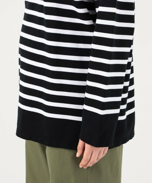 TOMORROWLAND / トゥモローランド Tシャツ | コットンパネルボーダー バスクシャツ | 詳細9